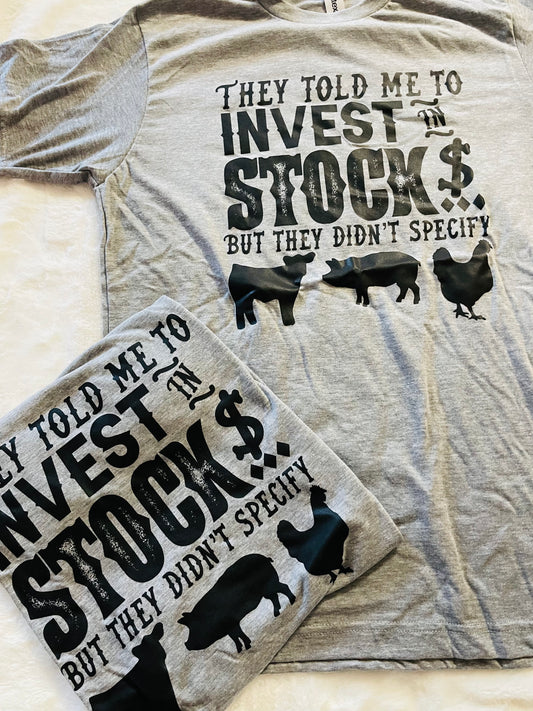 Invest in Livestock T-Shirt